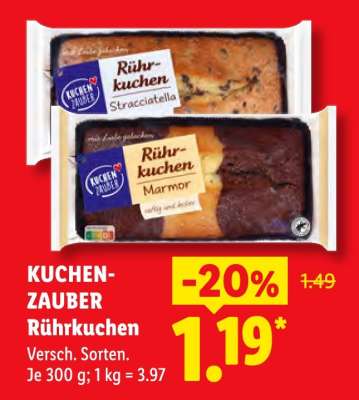 KUCHEN-ZAUBER Rührkuchen