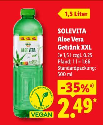Solevita Aloe Vera Getränk XXL
