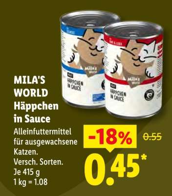 MILA'S WORLD Häppchen in Sauce