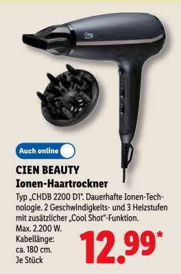 Cien Beauty Ionen-Haartrockner