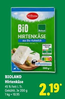 Bioland Hirtenkäse