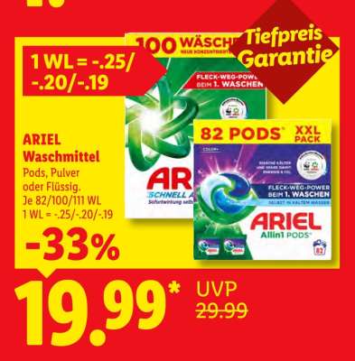 Ariel Waschmittel*