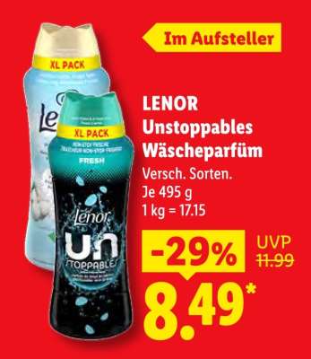 Lenor Unstoppables & Wäscheparfüm