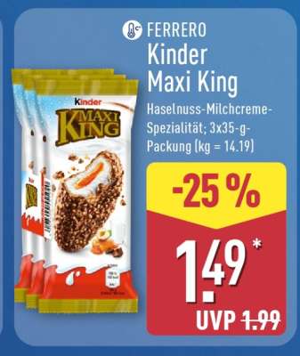 Kinder Maxi King