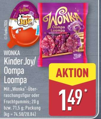 WONKA Kinder Joy/Oompa Loompa