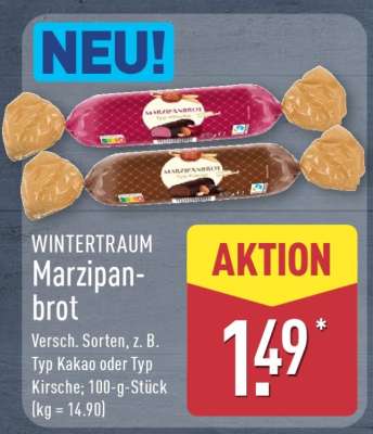 WINTERTRAUM Marzipanbrot