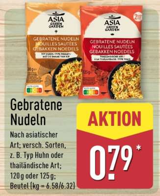 Gebratene Nudeln