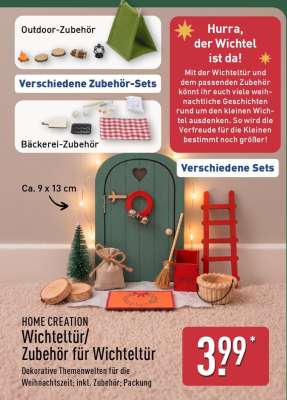HOME CREATION Wichteltür/ Zubehör für Wichteltür