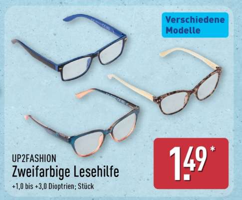 UP2FASHION Zweifarbige Lesehilfe