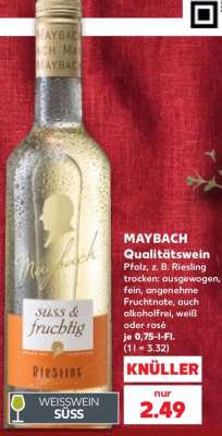MAYBACH Qualitätswein