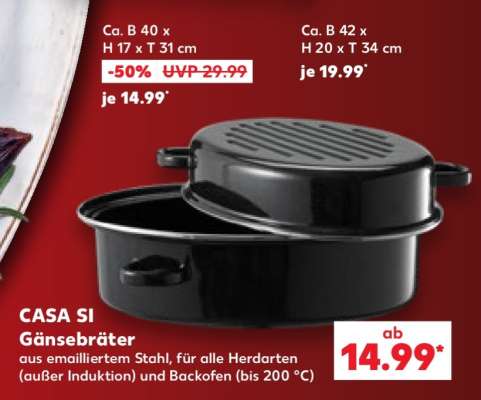 CASA SI Gänsebräter