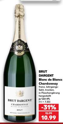 BRUT DARGENT Blanc de Blancs Chardonnay