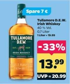 TULLAMORE D.E.W. Irish Whiskey