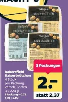 Bakersfield Kaiserbrötchen