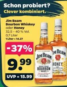 Jim Beam Bourbon Whiskey oder Honey