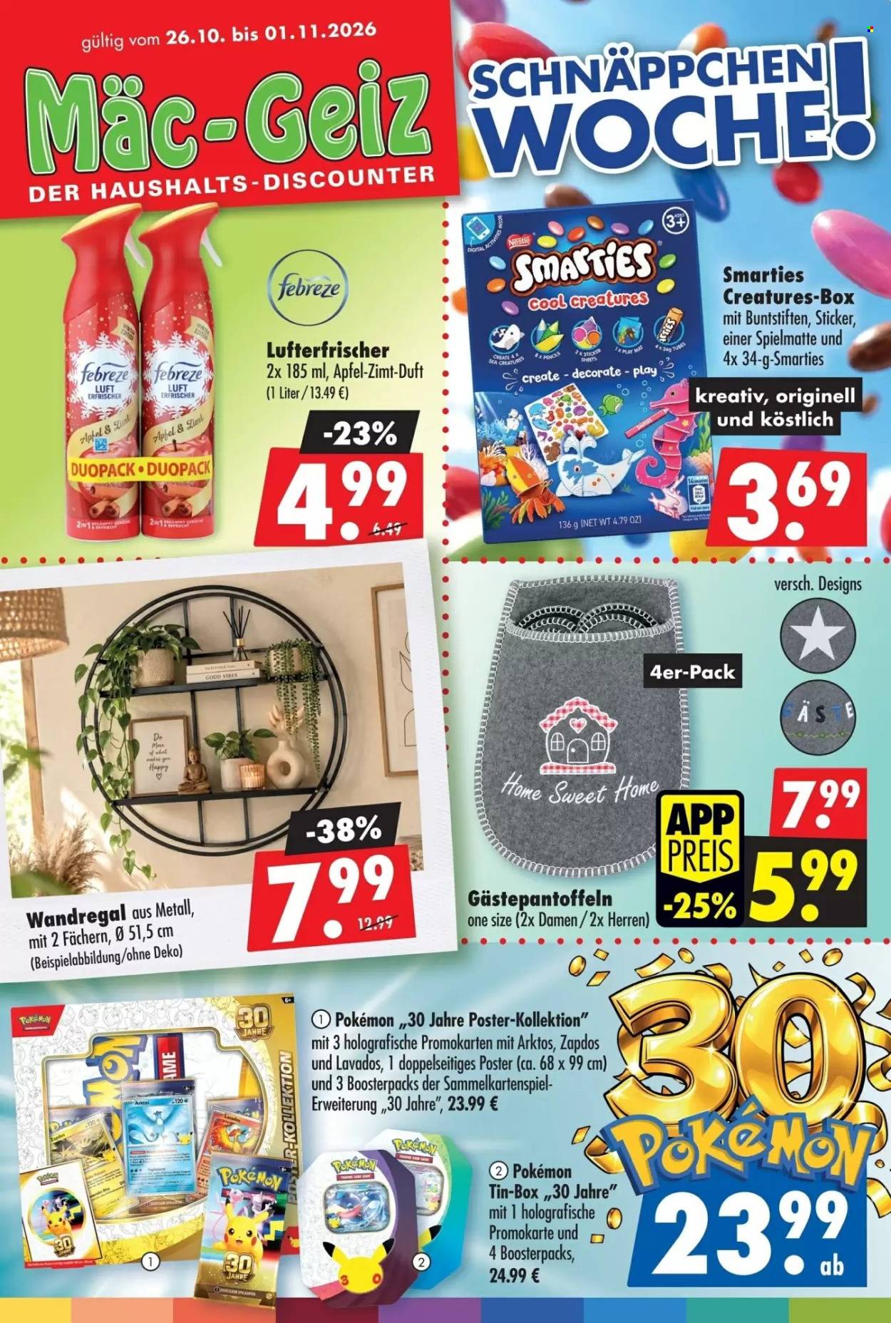 Mäc-Geiz Prospekte  - 26.10.2026 - 1.11.2026. Seite 1