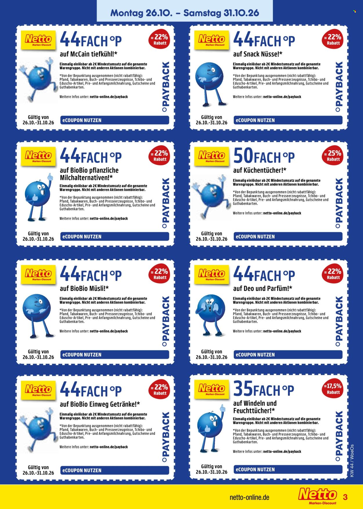 Netto Marken-Discount Prospekte  - 26.10.2026 - 31.10.2026. Seite 6
