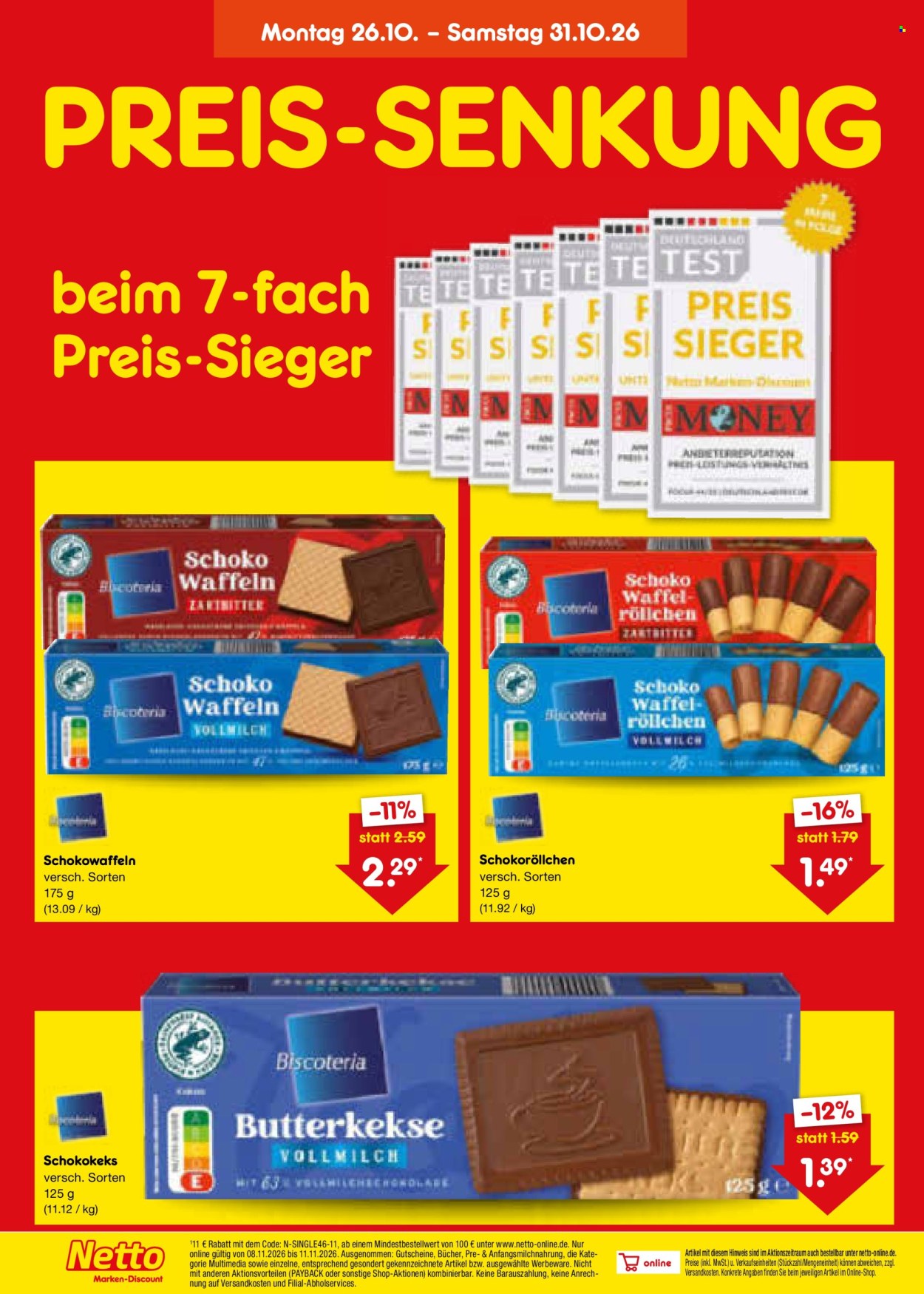 Netto Marken-Discount Prospekte  - 26.10.2026 - 31.10.2026. Seite 8