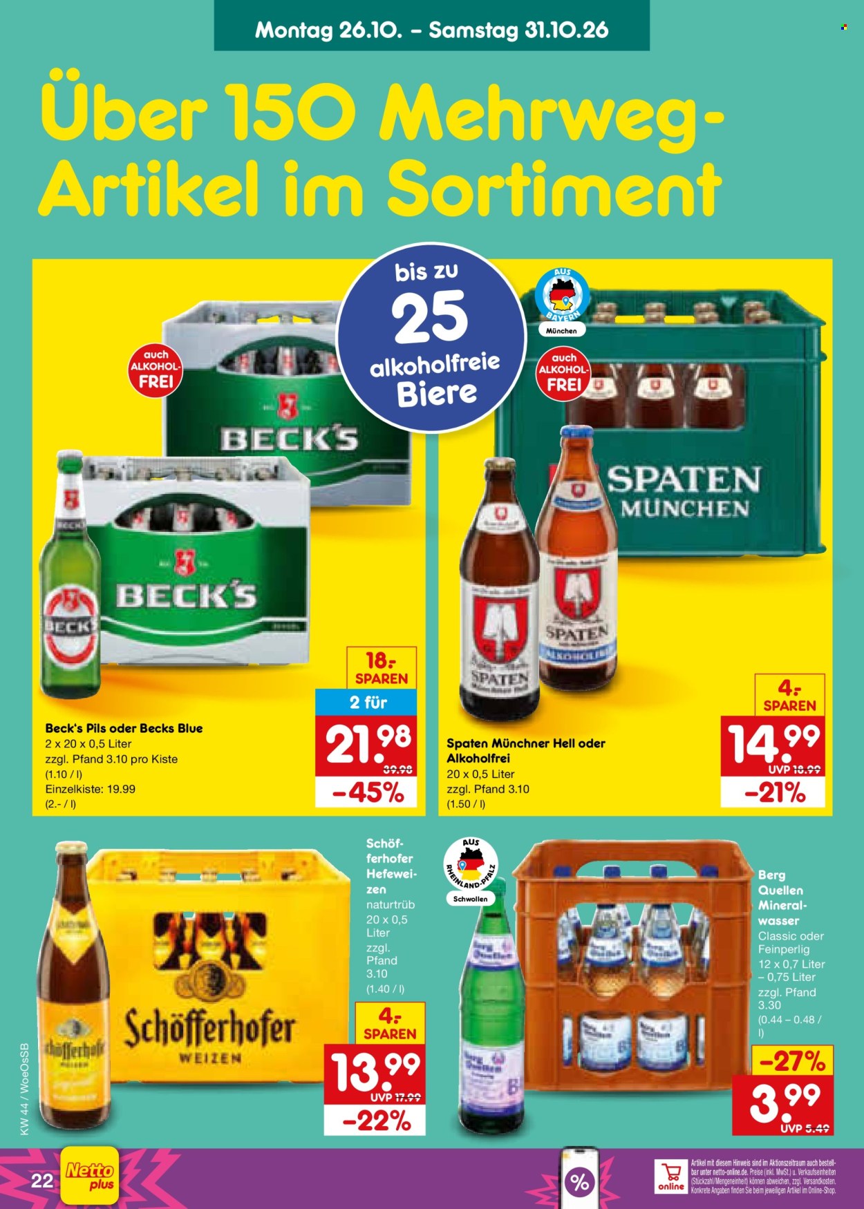 Netto Marken-Discount Prospekte  - 26.10.2026 - 31.10.2026. Seite 34