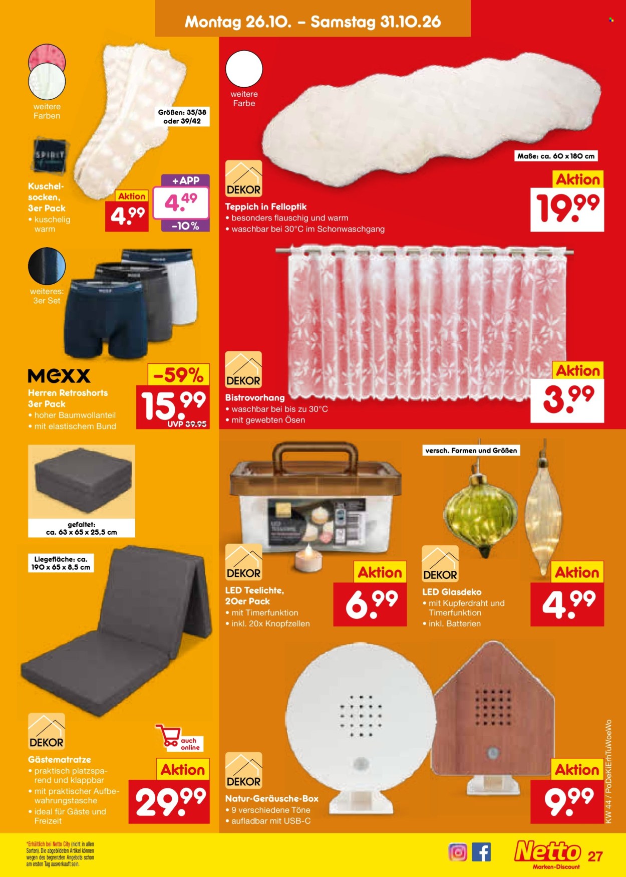 Netto Marken-Discount Prospekte  - 26.10.2026 - 31.10.2026. Seite 41