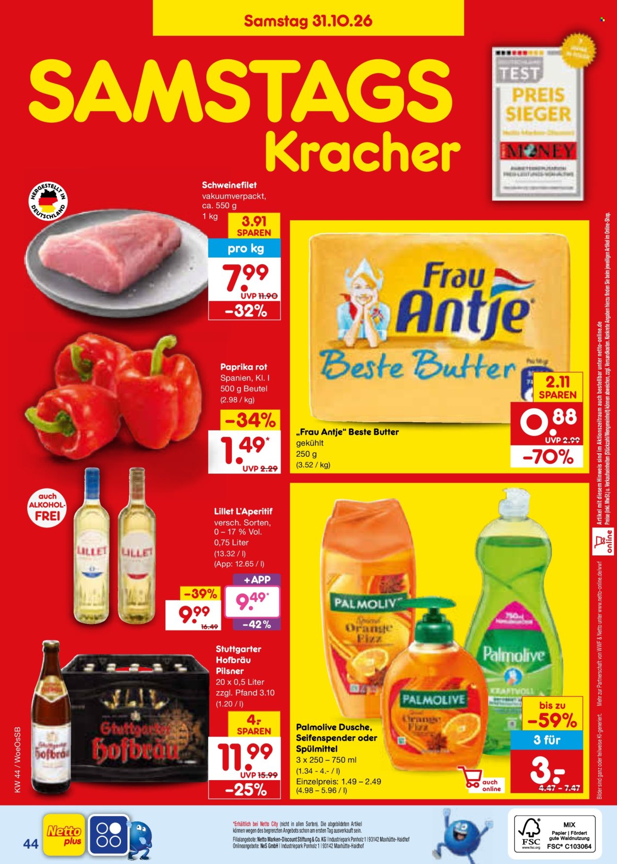 Netto Marken-Discount Prospekte  - 26.10.2026 - 31.10.2026. Seite 62