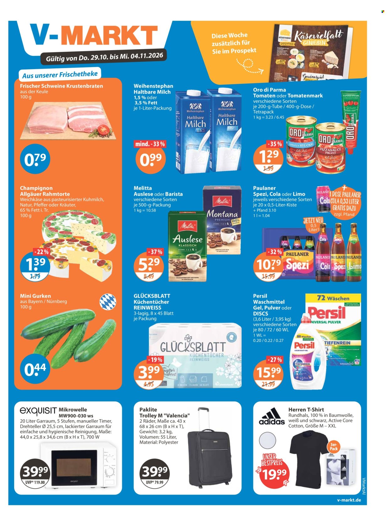 V-Markt Prospekte  - 29.10.2026 - 4.11.2026. Seite 1