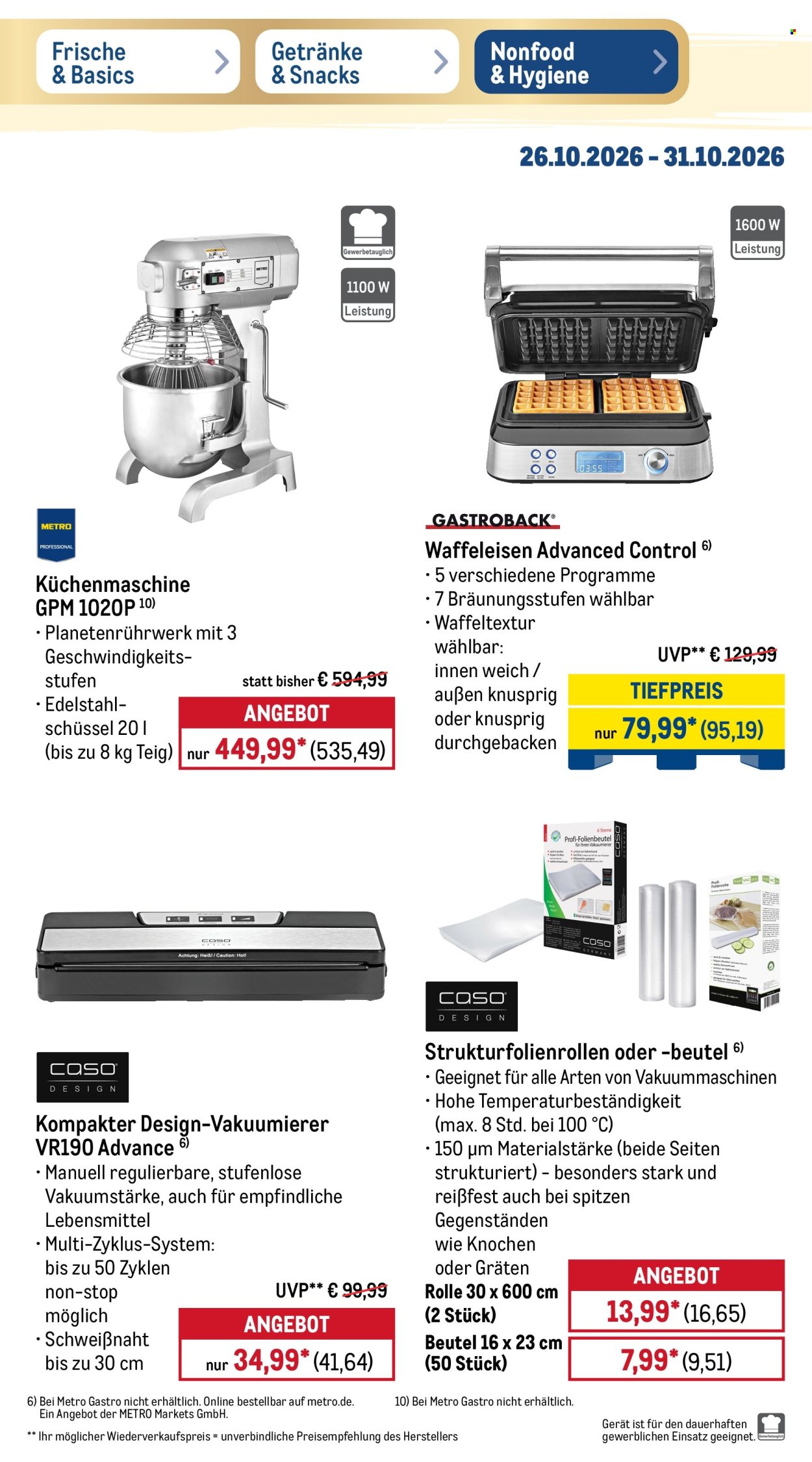 Metro Prospekte  - 26.10.2026 - 31.10.2026. Seite 4