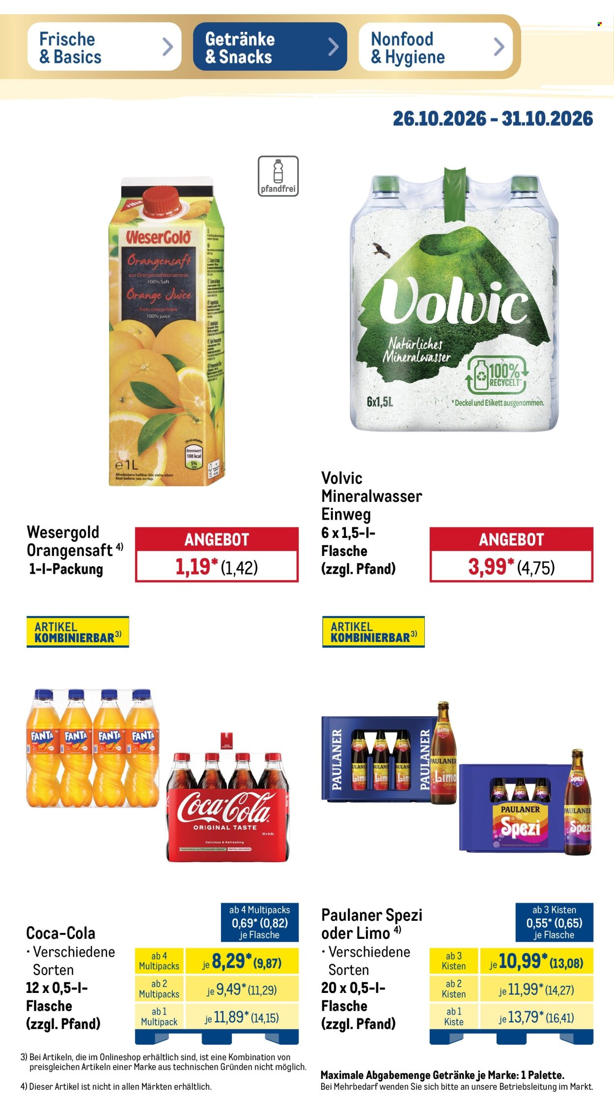 Metro Prospekte  - 26.10.2026 - 31.10.2026. Seite 21