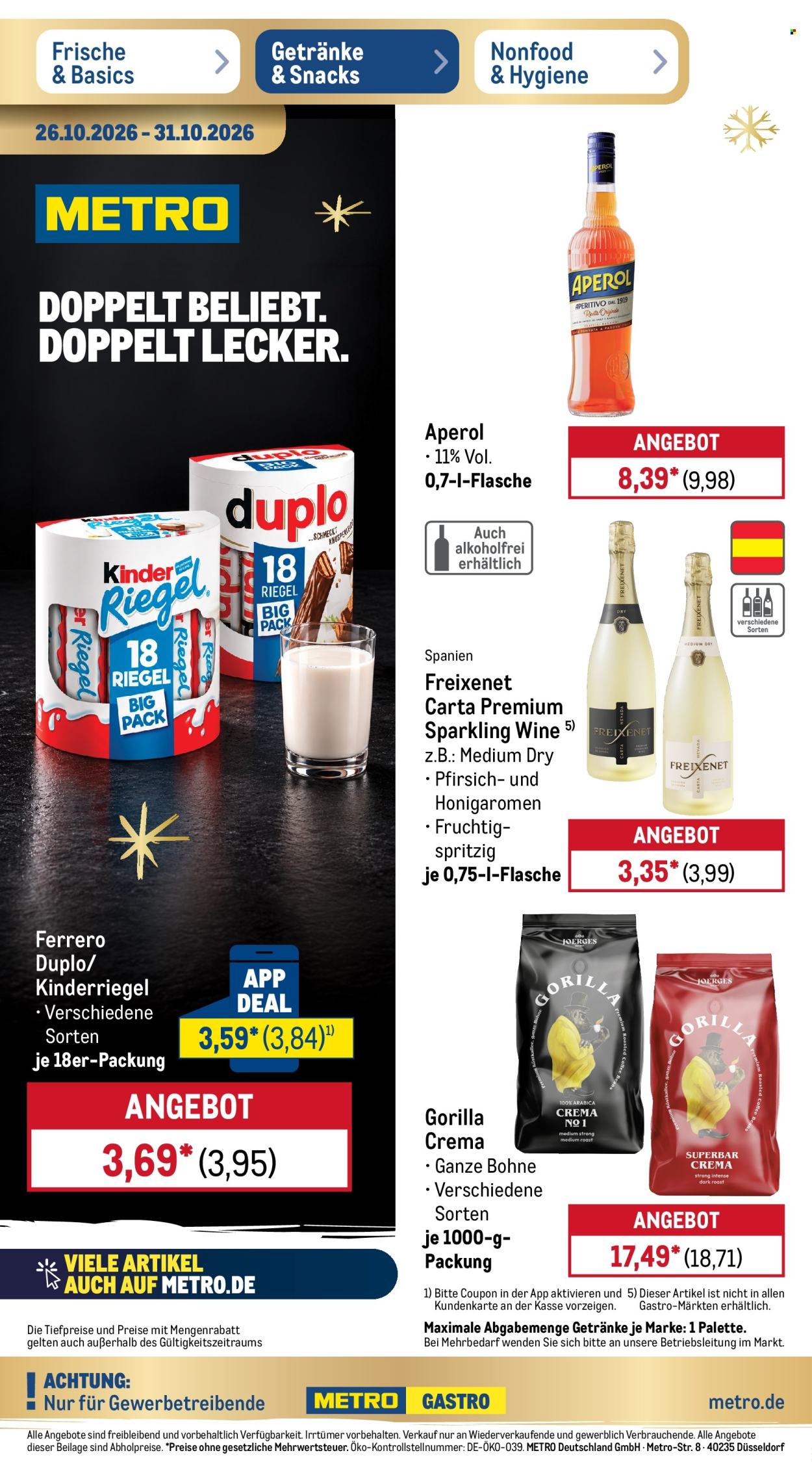 Metro Prospekte  - 26.10.2026 - 31.10.2026. Seite 21