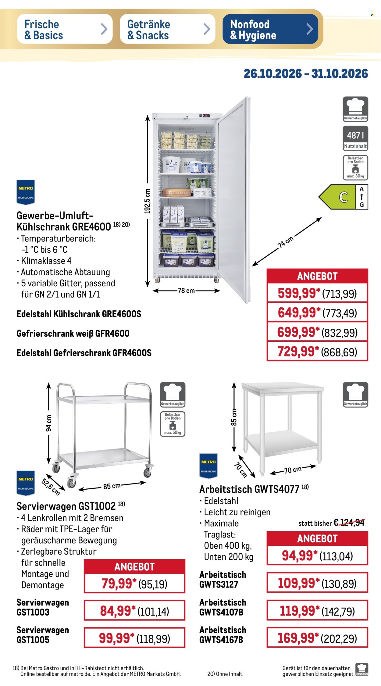 Metro Prospekte  - 26.10.2026 - 31.10.2026. Seite 45