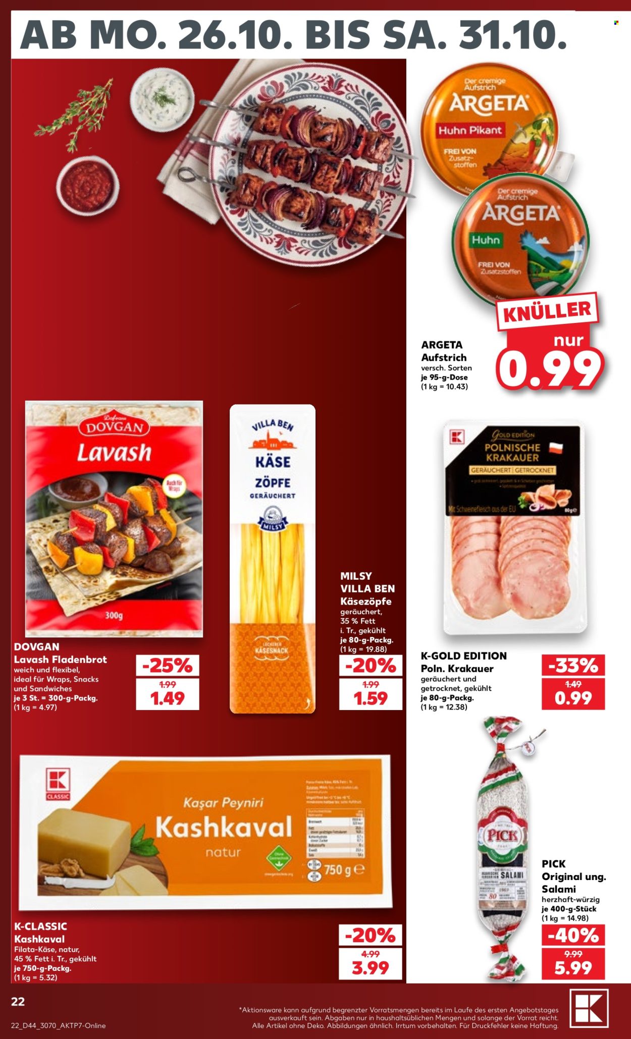 Kaufland Prospekte  - 26.10.2026 - 31.10.2026. Seite 22