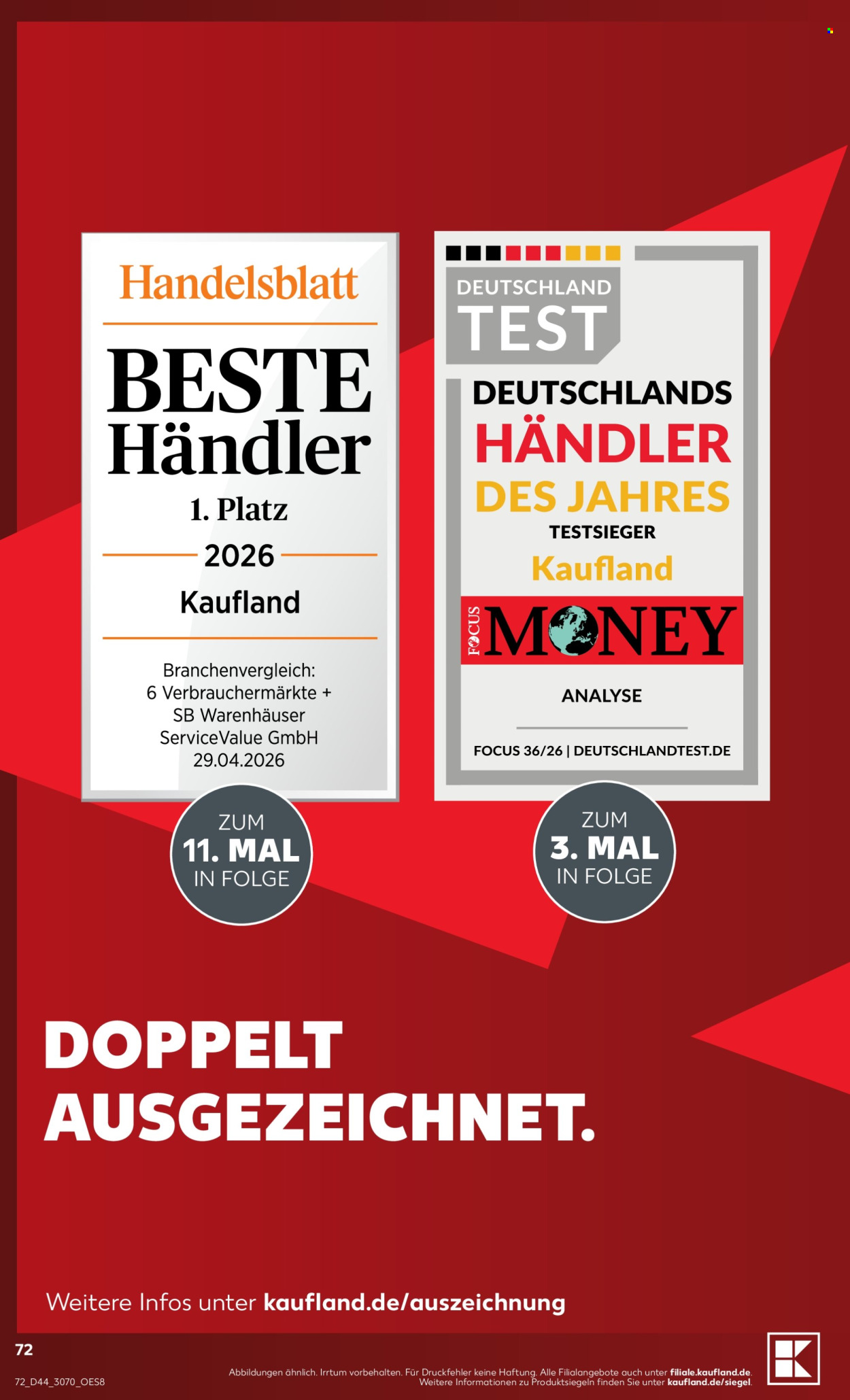 Kaufland Prospekte  - 26.10.2026 - 31.10.2026. Seite 72