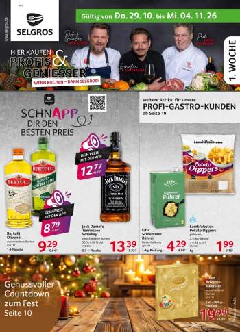Prospekte Selgros - 29.10.2026 - 4.11.2026.