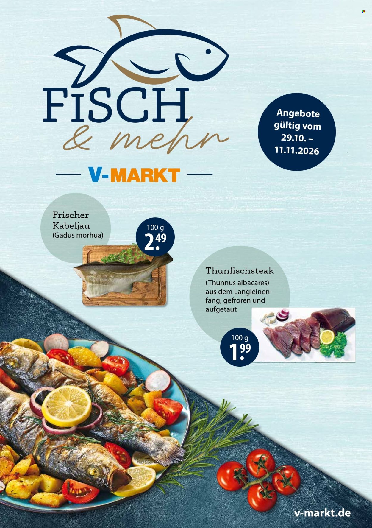 V-Markt Prospekte  - 29.10.2026 - 11.11.2026. Seite 1