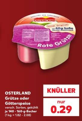 OSTERLAND Grütze oder Götterspeise