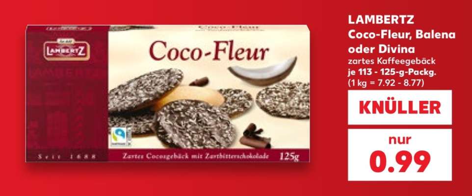LAMBERTZ Coco-Fleur, Balena oder Divina