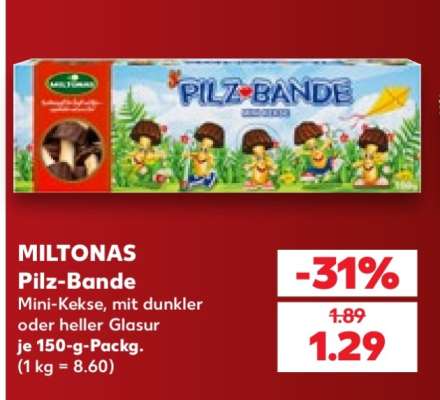MILTONAS Pilz-Bande