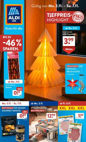 Prospekte ALDI SÜD - 2.11.2026 - 7.11.2026.