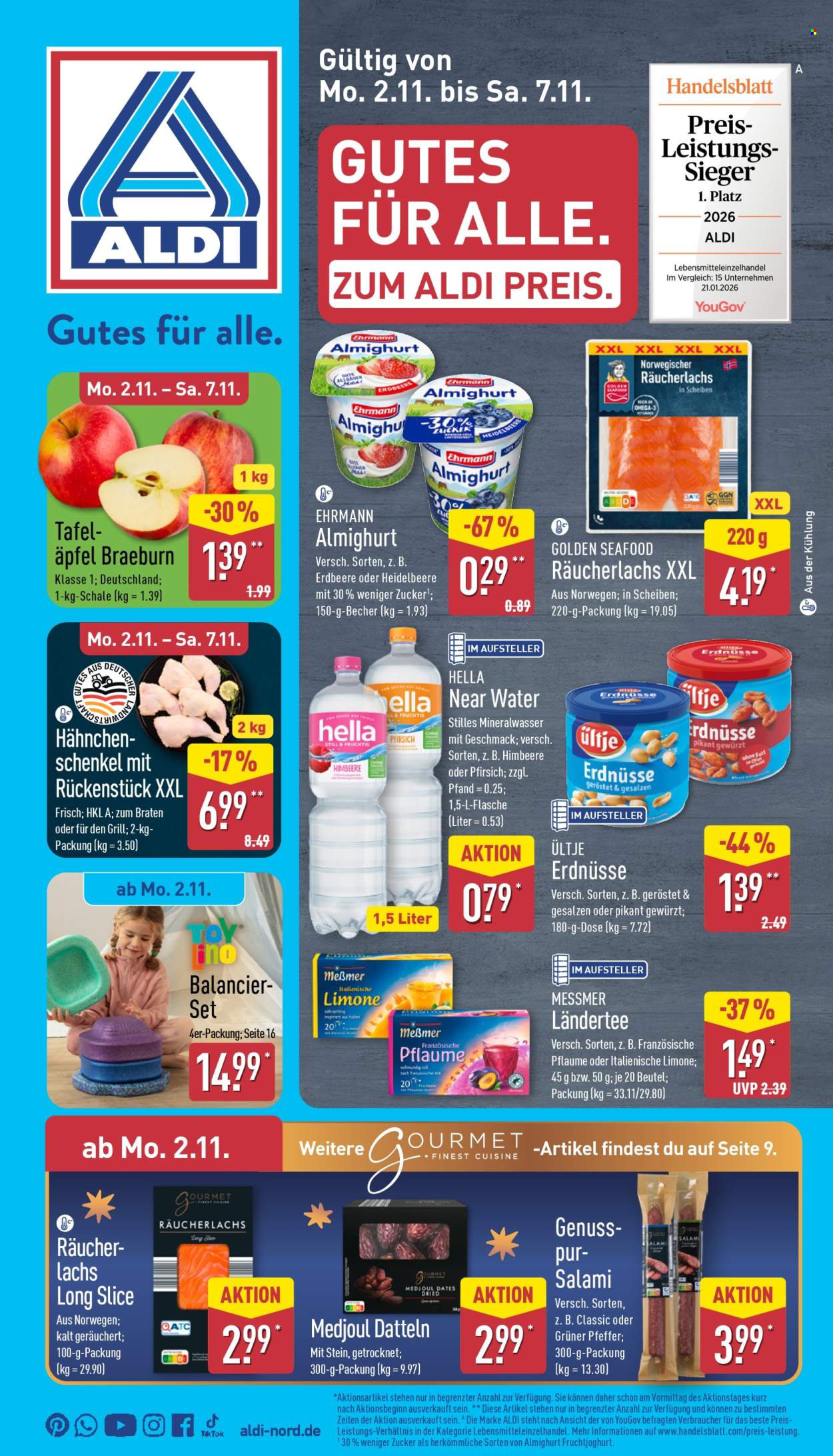 ALDI Nord Prospekte  - 2.11.2026 - 7.11.2026. Seite 1