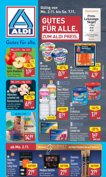 Prospekte ALDI Nord - 2.11.2026 - 7.11.2026.
