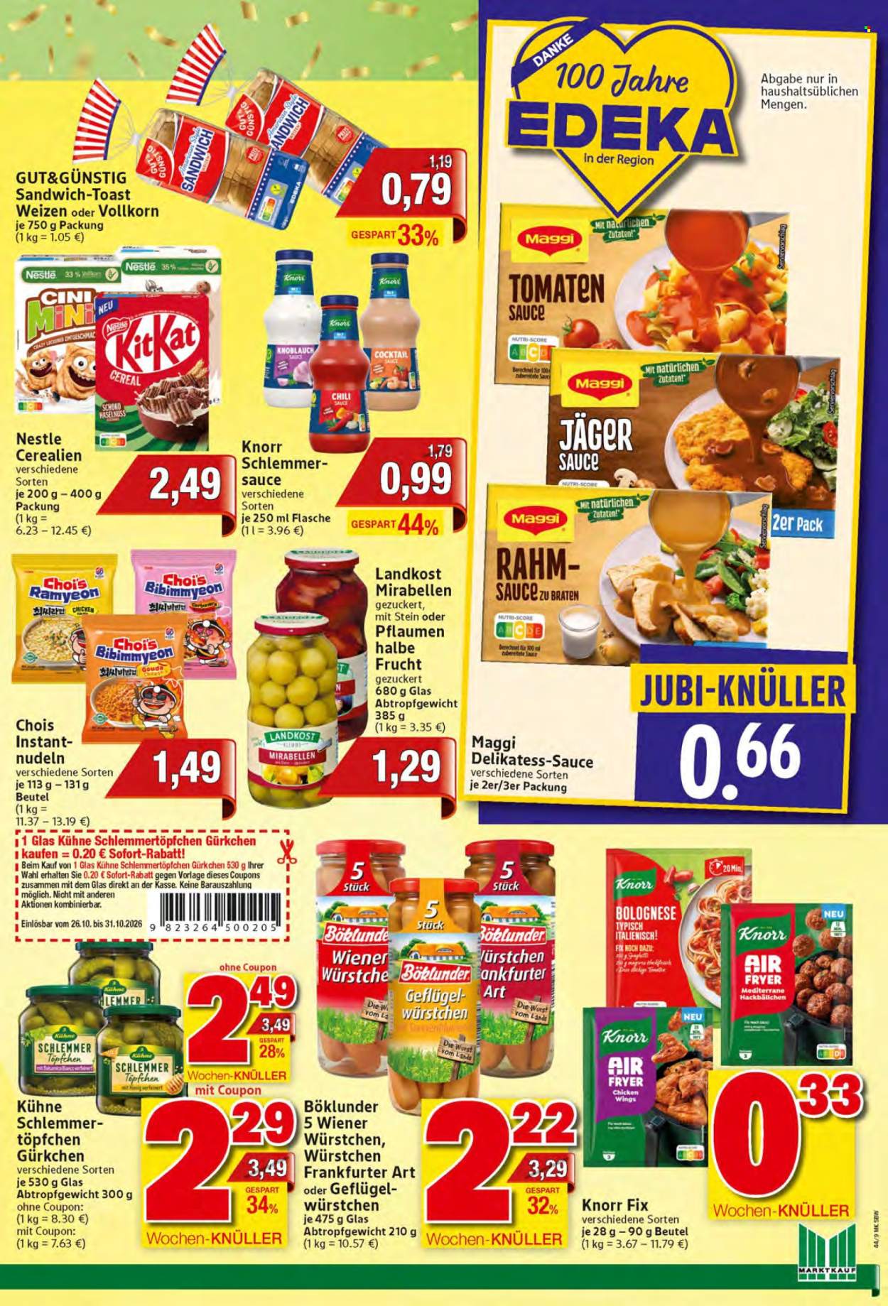 Marktkauf Prospekte  - 26.10.2026 - 31.10.2026. Seite 9