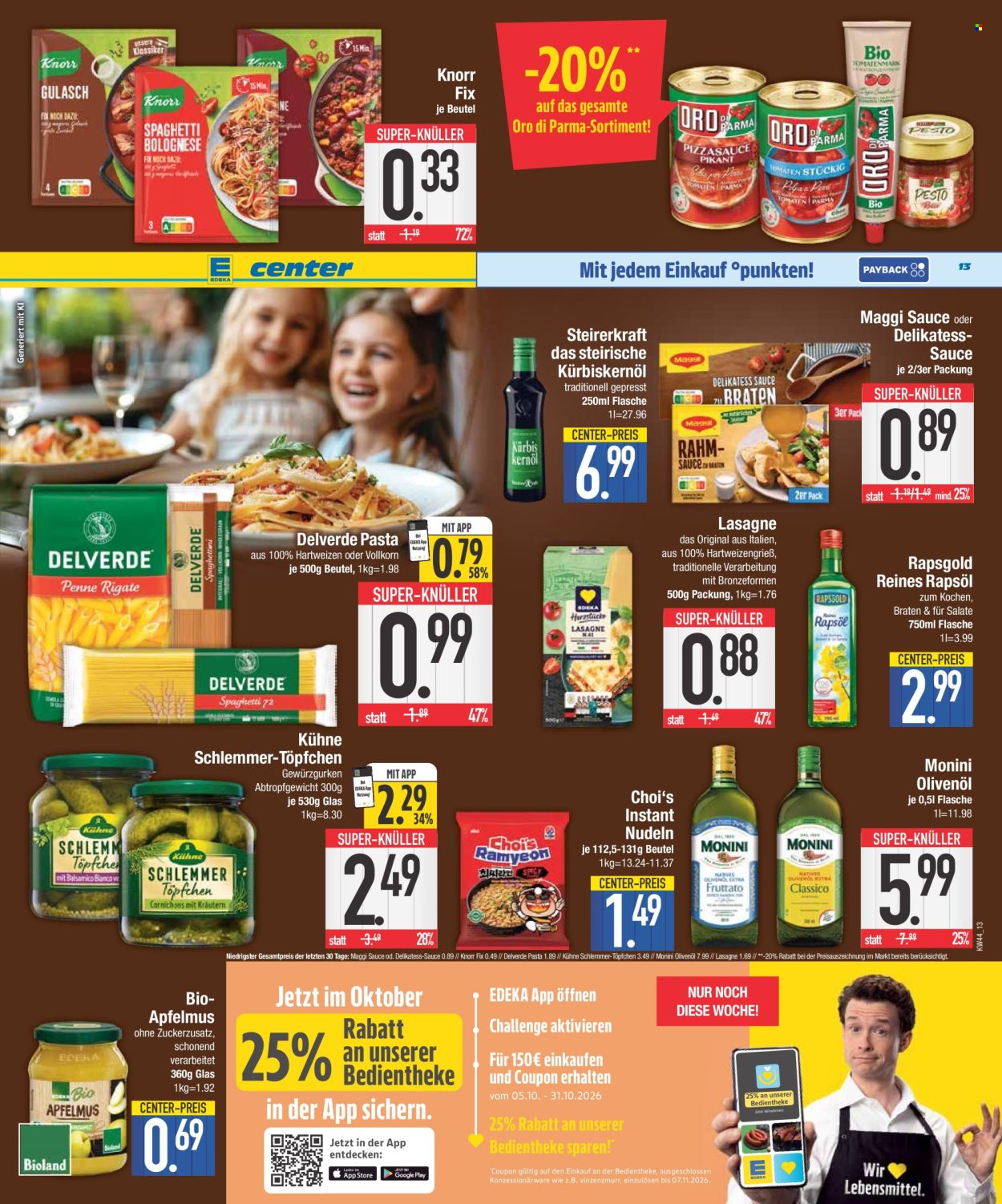 Edeka Prospekte  - 26.10.2026 - 31.10.2026. Seite 13