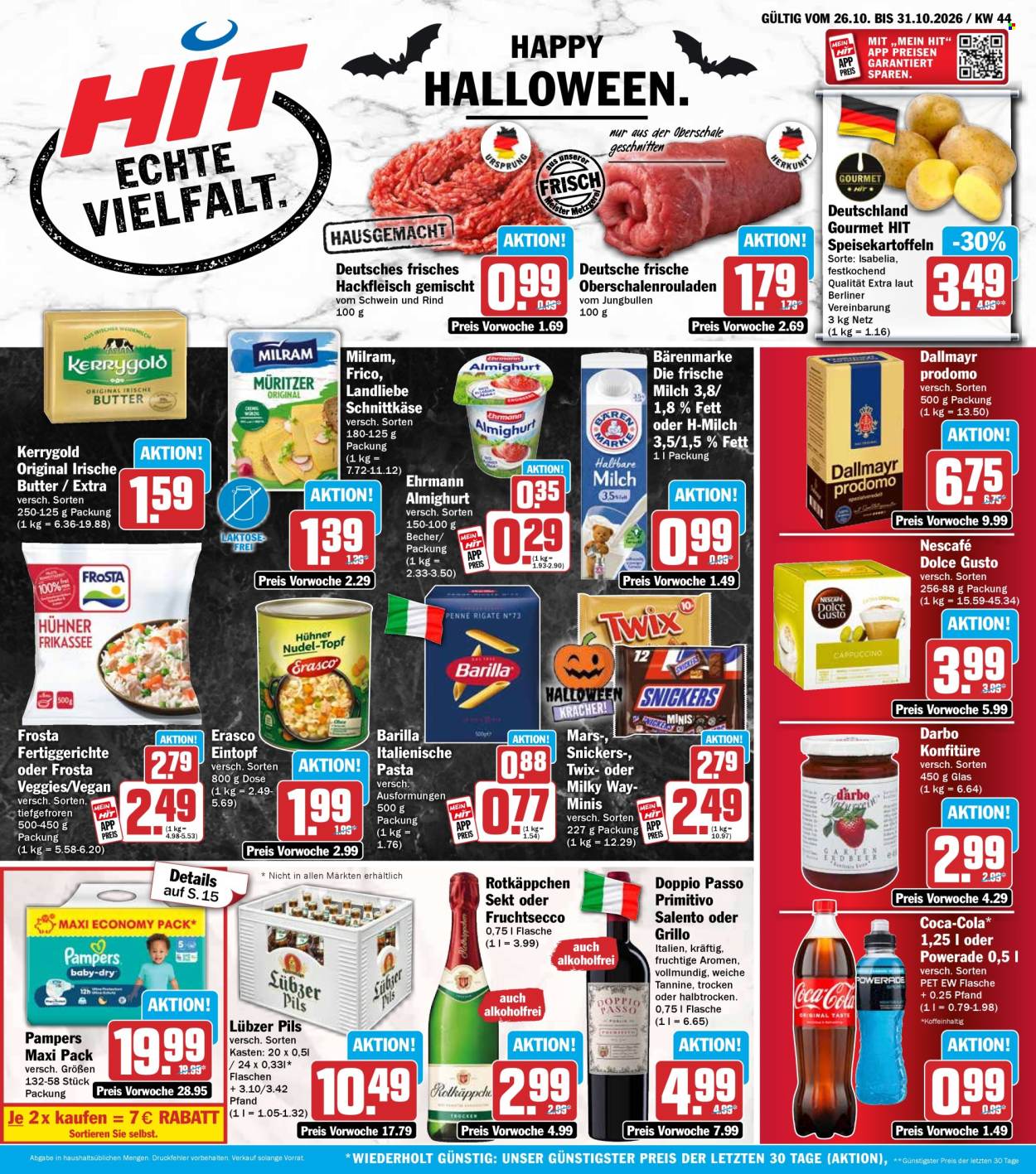 Hit Prospekte  - 26.10.2026 - 31.10.2026. Seite 1