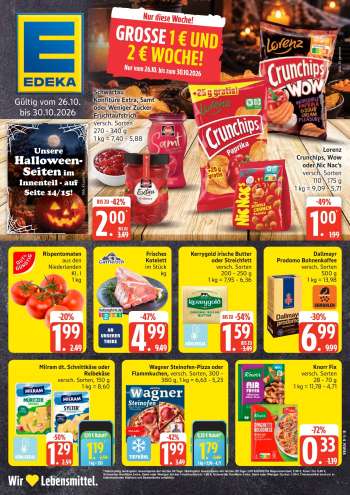 Prospekte Edeka - 26.10.2026 - 31.10.2026.
