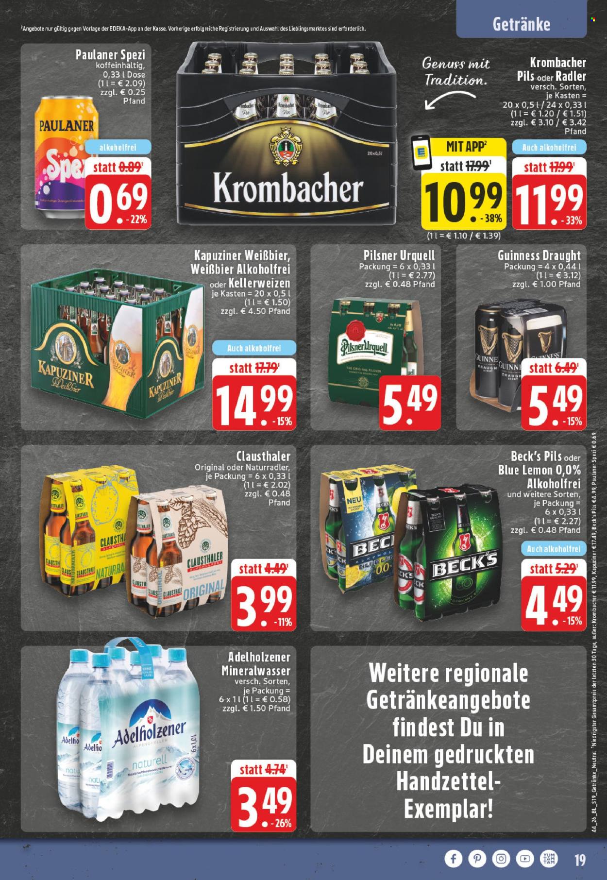 Edeka Prospekte  - 26.10.2026 - 31.10.2026. Seite 19