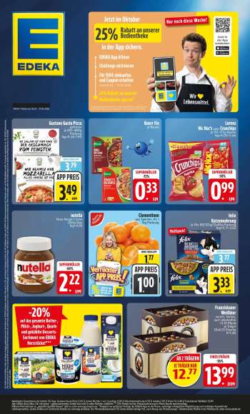 Prospekte Edeka - 26.10.2026 - 31.10.2026.