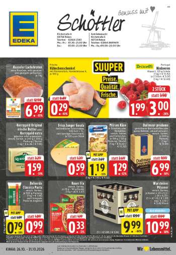 Prospekte Edeka - 26.10.2026 - 31.10.2026.