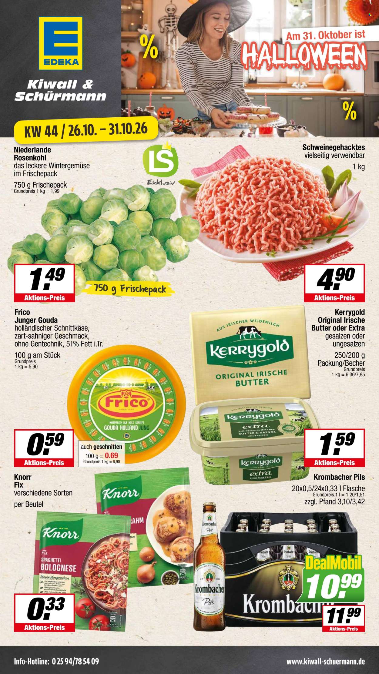 Edeka Prospekte  - 26.10.2026 - 31.10.2026. Seite 1
