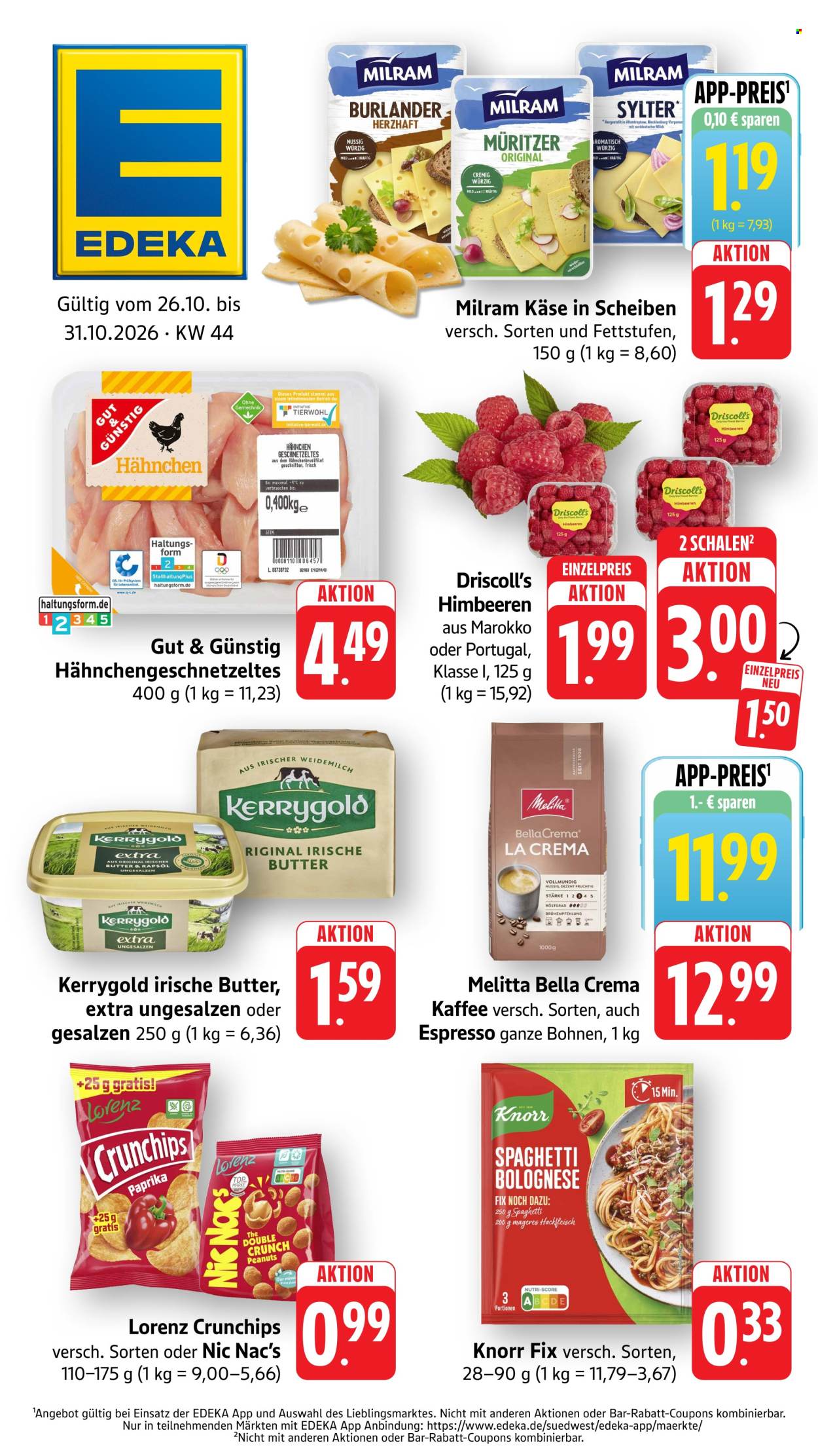 Edeka Prospekte  - 26.10.2026 - 31.10.2026. Seite 1