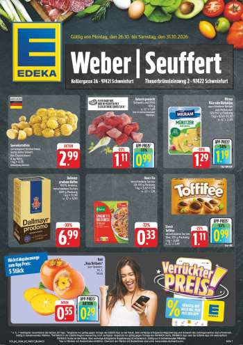 Prospekte Edeka - 26.10.2026 - 31.10.2026.
